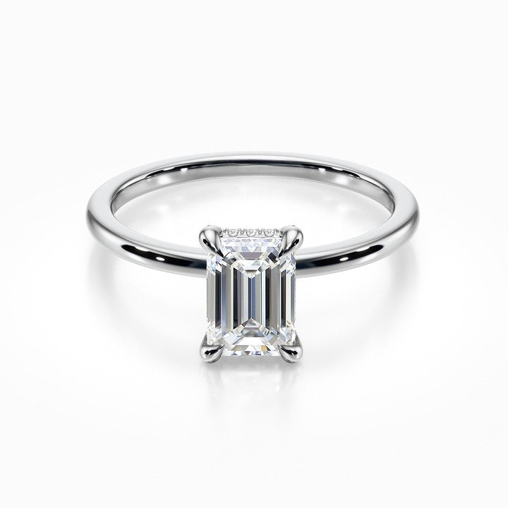 Crown Solitaire Ring