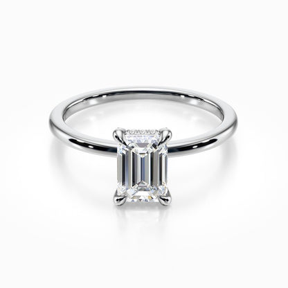 Crown Solitaire Ring