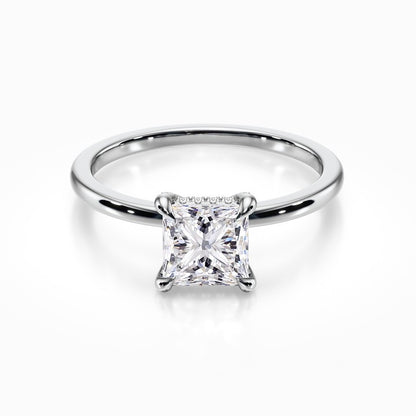 Crown Solitaire Ring