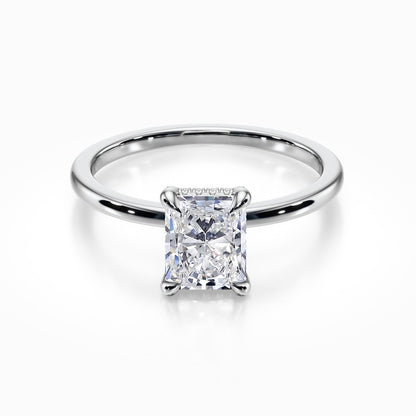 Crown Solitaire Ring