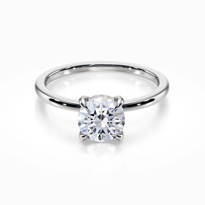 Crown Solitaire Ring