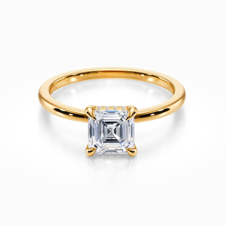 Crown Solitaire Ring
