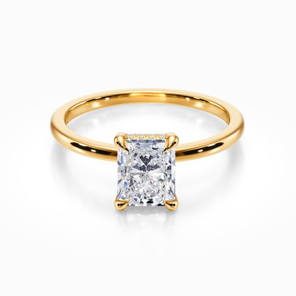 Crown Solitaire Ring