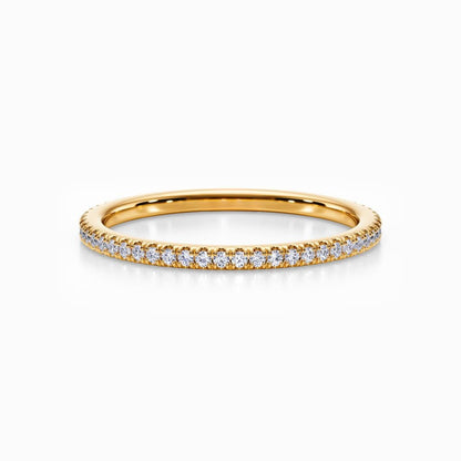 Classic Pave Wedding Band in Rose Gold