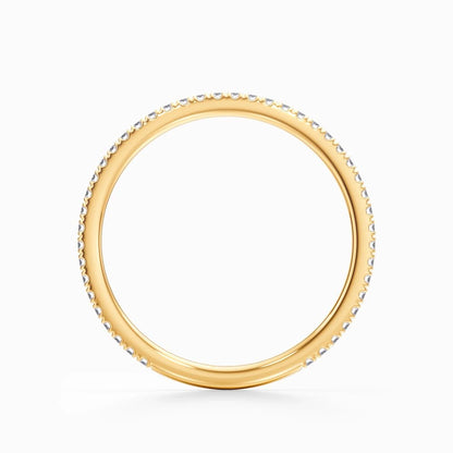 Classic Pave Wedding Band in Rose Gold
