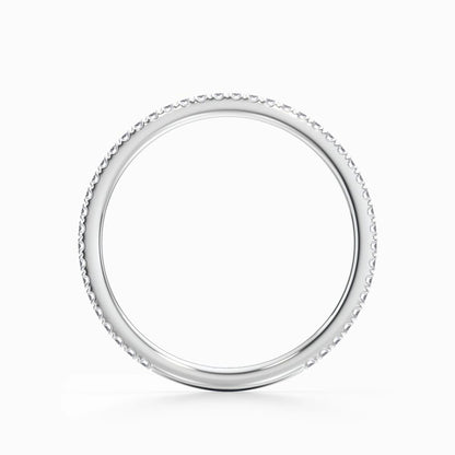 Classic Pave Wedding Band in Rose Gold