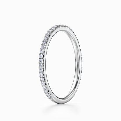 Classic Pave Wedding Band in Rose Gold