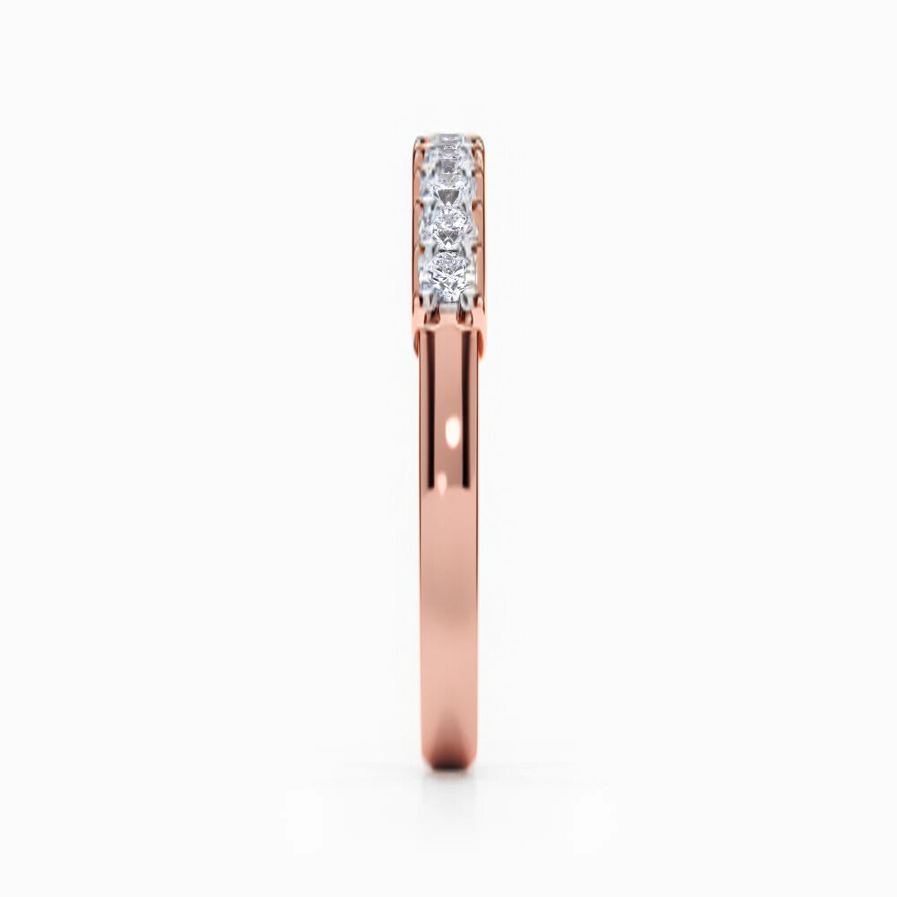 Eleven Vows Wedding Band in White Gold