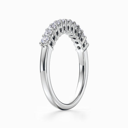 Eleven Vows Wedding Band in White Gold