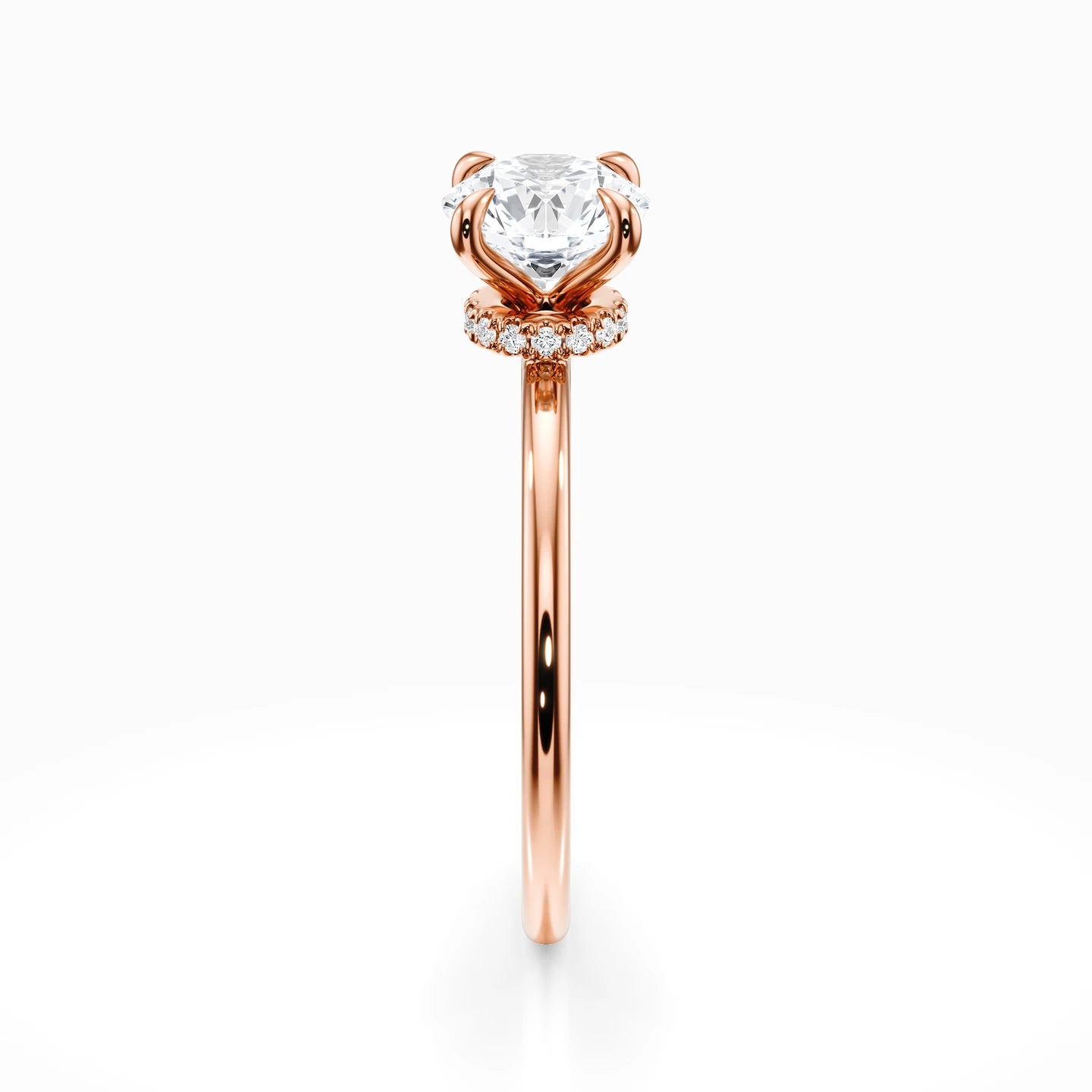 Tiara Solitaire Ring