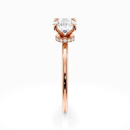 Tiara Solitaire Ring