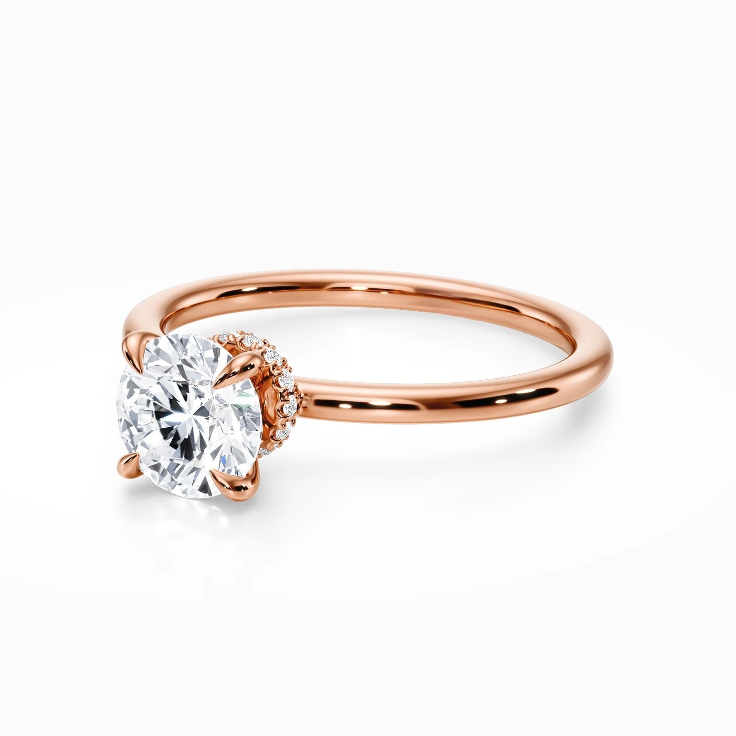 Tiara Solitaire Ring