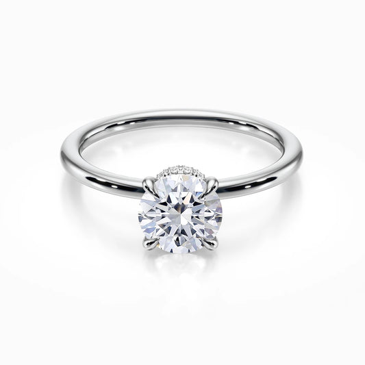 Tiara Solitaire Ring