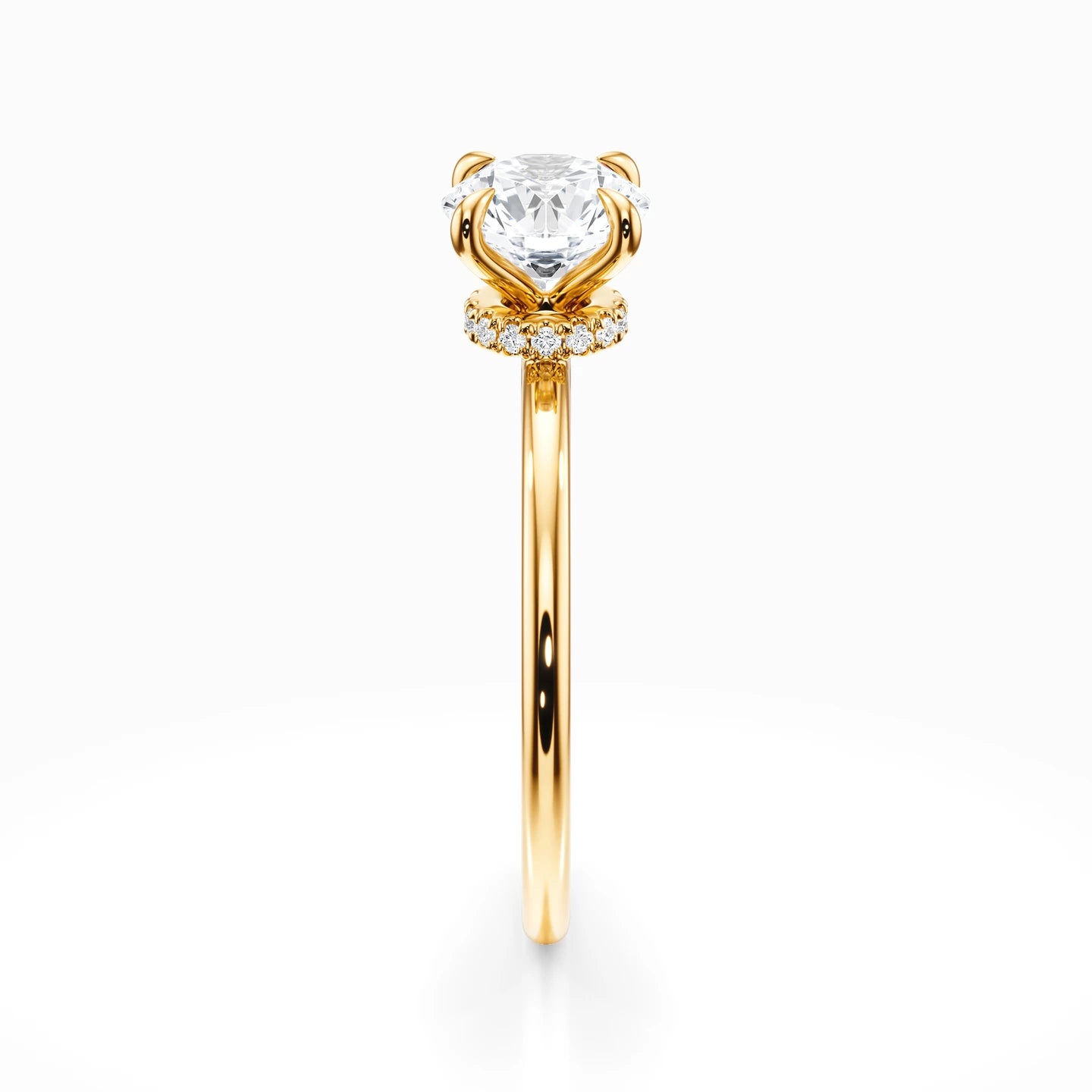 Tiara Solitaire Ring