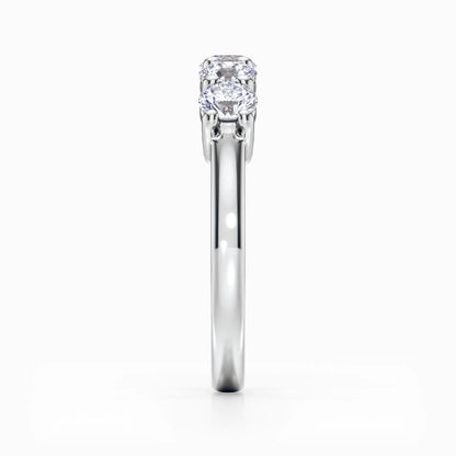 Five Vows Wedding Band in White Gold