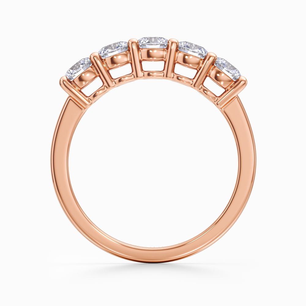 Five Vows Wedding Band in Yellow Gold