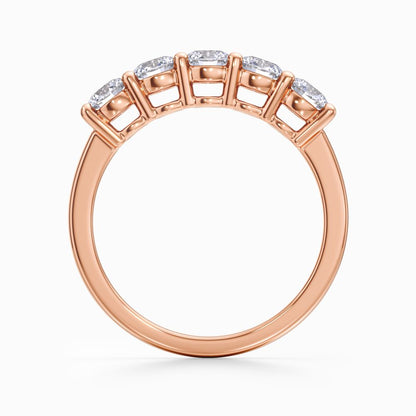 Five Vows Wedding Band in Yellow Gold