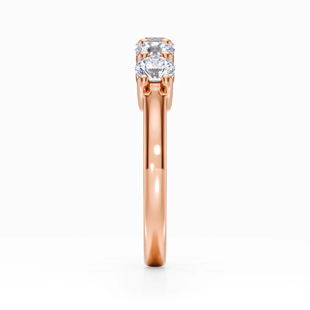 Five Vows Wedding Band in Yellow Gold