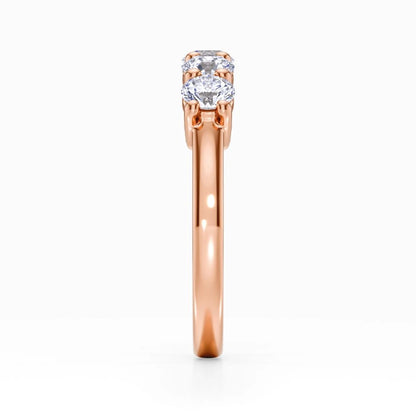 Five Vows Wedding Band in Yellow Gold