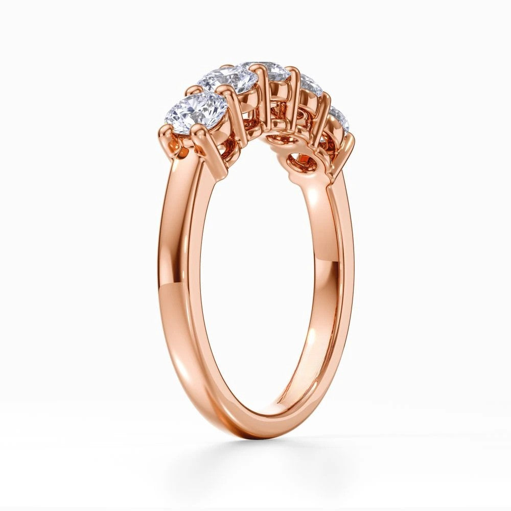Five Vows Wedding Band in Yellow Gold