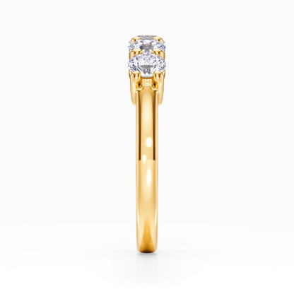 Five Vows Wedding Band in Rose Gold