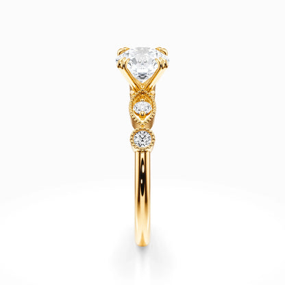 Antique Side Stones Ring