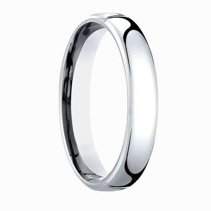 Dome men Wedding Band in Rose Gold
