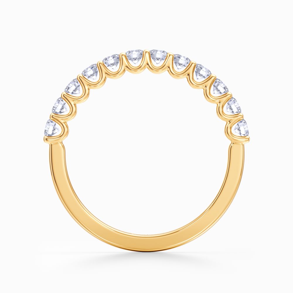 Eleven Vows Wedding Band in White Gold