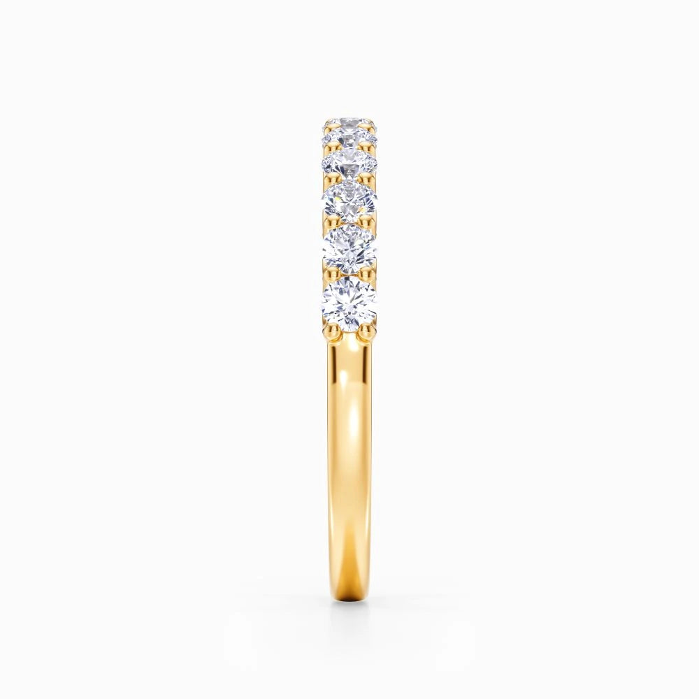 Eleven Vows Wedding Band in White Gold