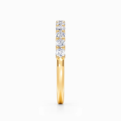 Eleven Vows Wedding Band in White Gold