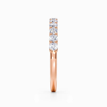Twelve Vows Wedding Band in Rose Gold