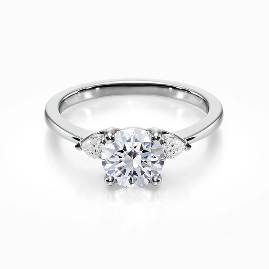 Pear 3-Stone Ring
