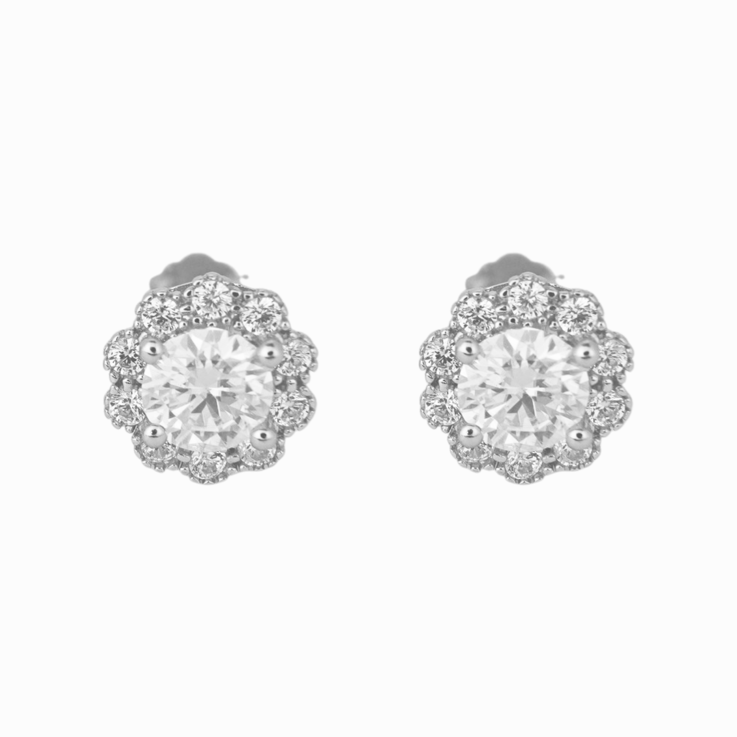 Starflower Halo Stud Earring