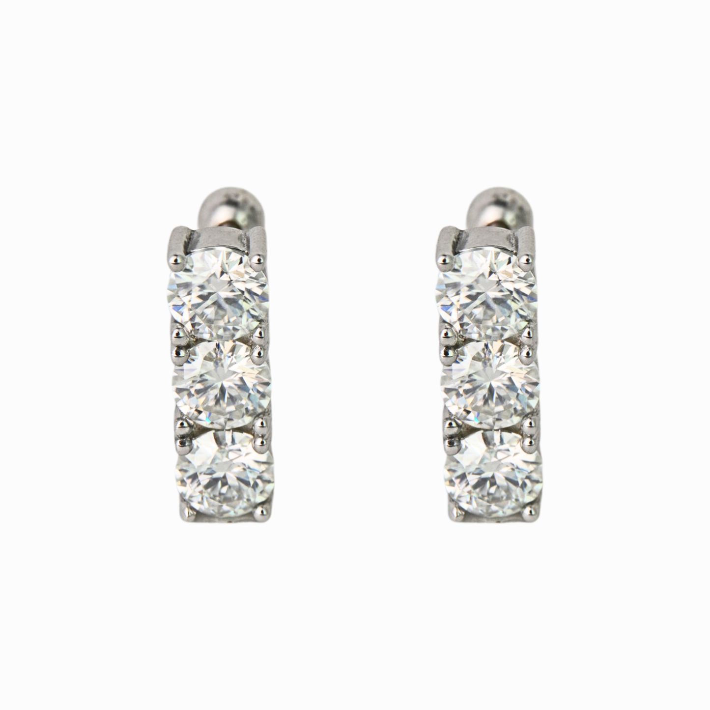 Trinity Bar Stud Earring