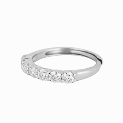 Stellar Seven Moissanite Band
