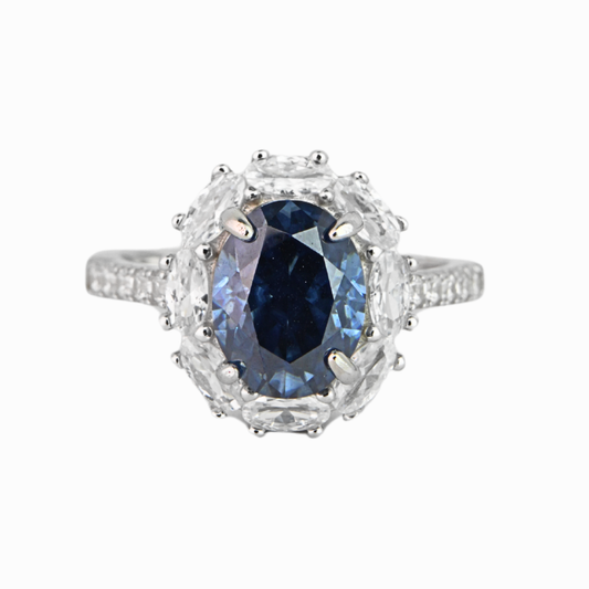 Azure Halo Ring
