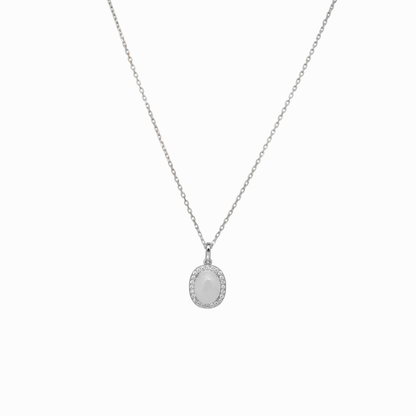Nico Halo Moonstone Pendant Necklace