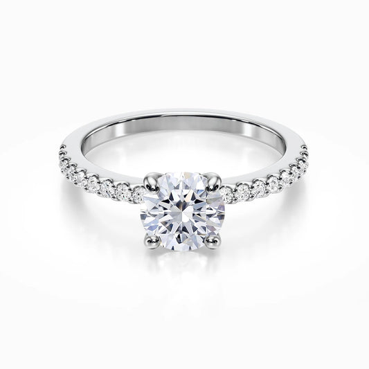 Scallop Pave Ring
