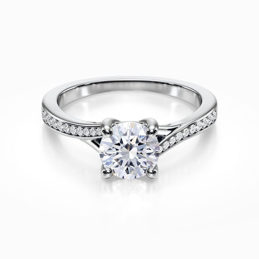 Split Shank Micro Pave Ring
