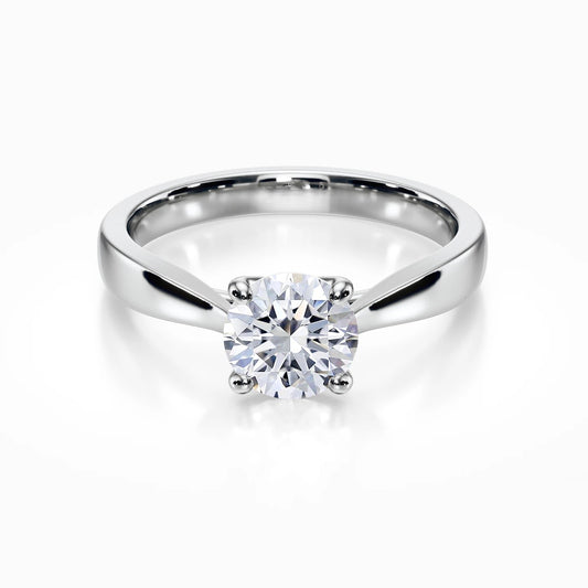 Taper Solitaire Ring