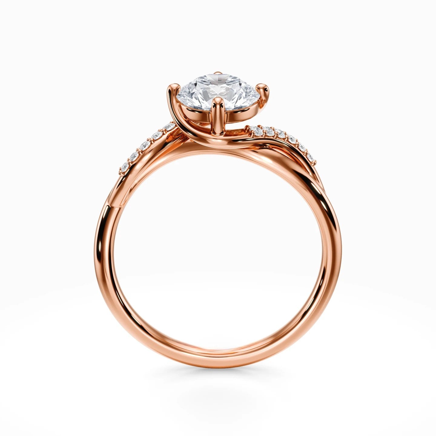 Vintage Twisted Pave Ring