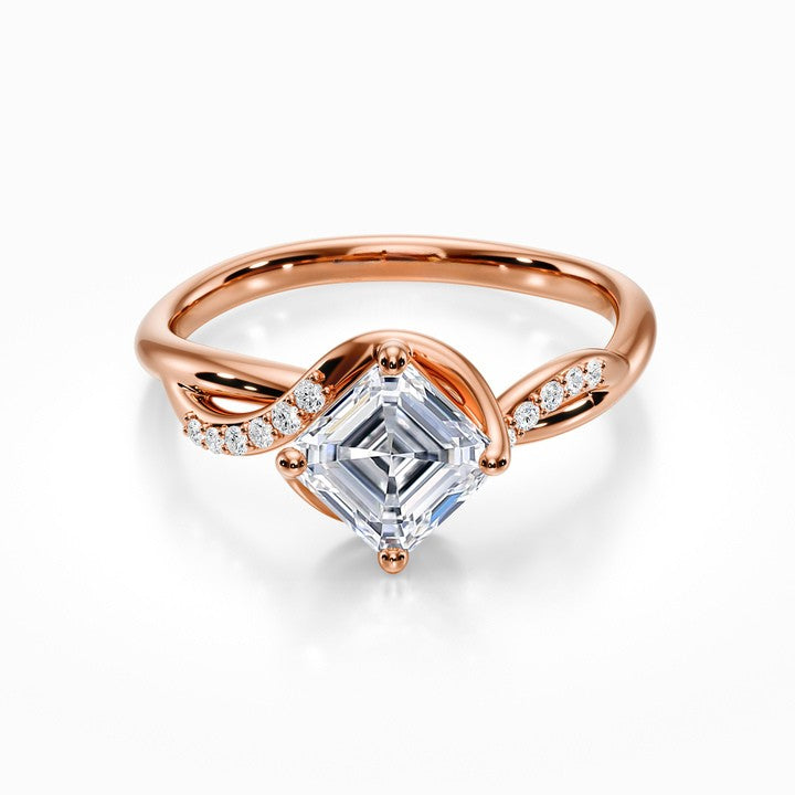 Vintage Twisted Pave Ring