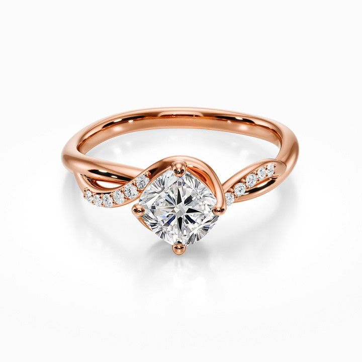 Vintage Twisted Pave Ring