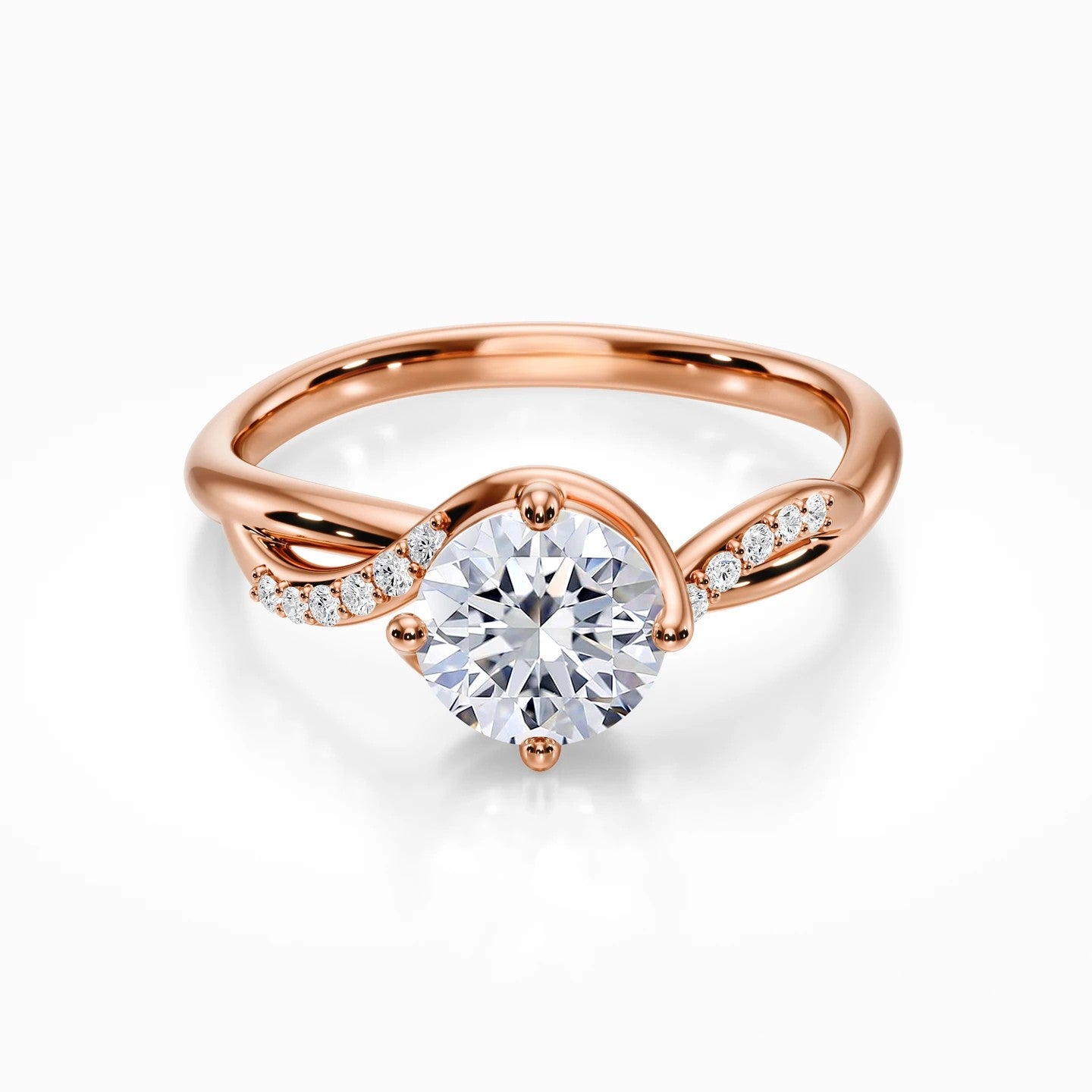 Vintage Twisted Pave Ring
