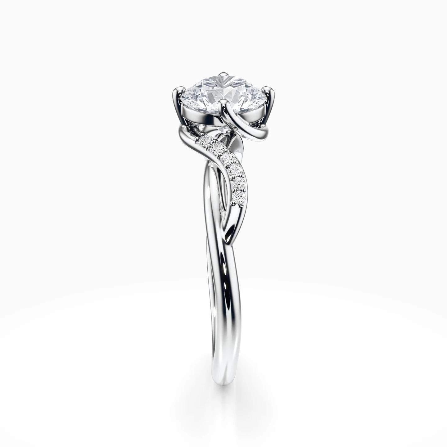 Vintage Twisted Pave Ring