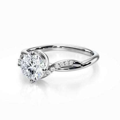 Vintage Twisted Pave Ring