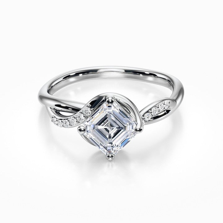 Vintage Twisted Pave Ring