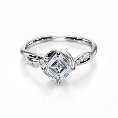 Vintage Twisted Pave Ring