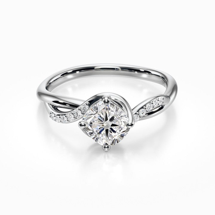 Vintage Twisted Pave Ring