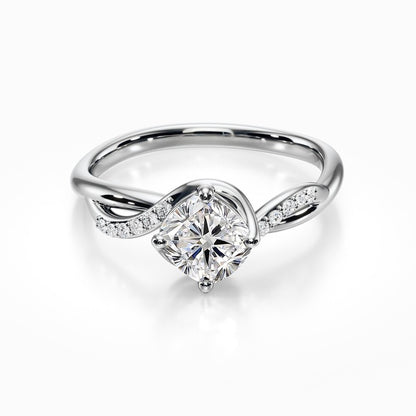 Vintage Twisted Pave Ring
